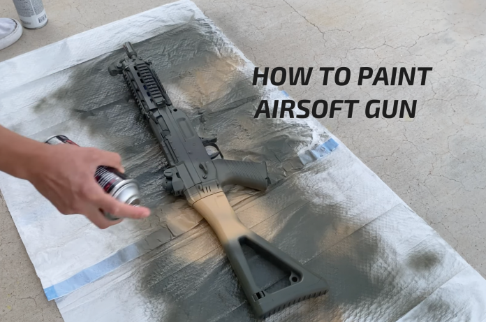 how to paint airsoft gun