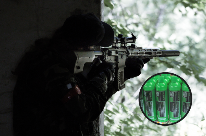 what is airsoft green gas