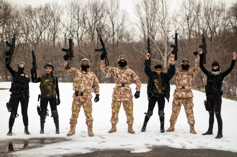 winter airsoft